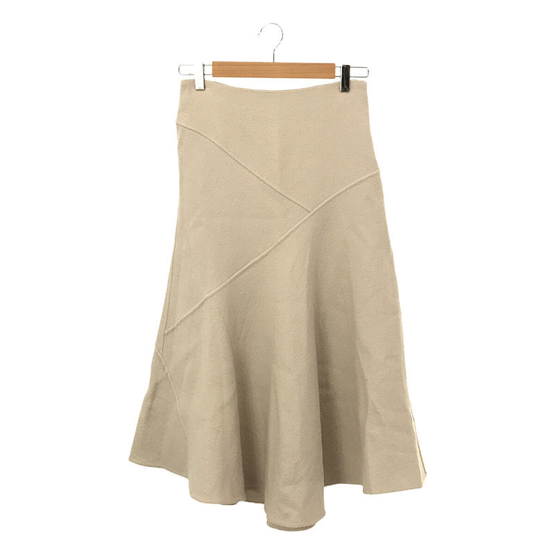 Drawer | Wool silk skirt / fully lined | 36 | Beige | Women's