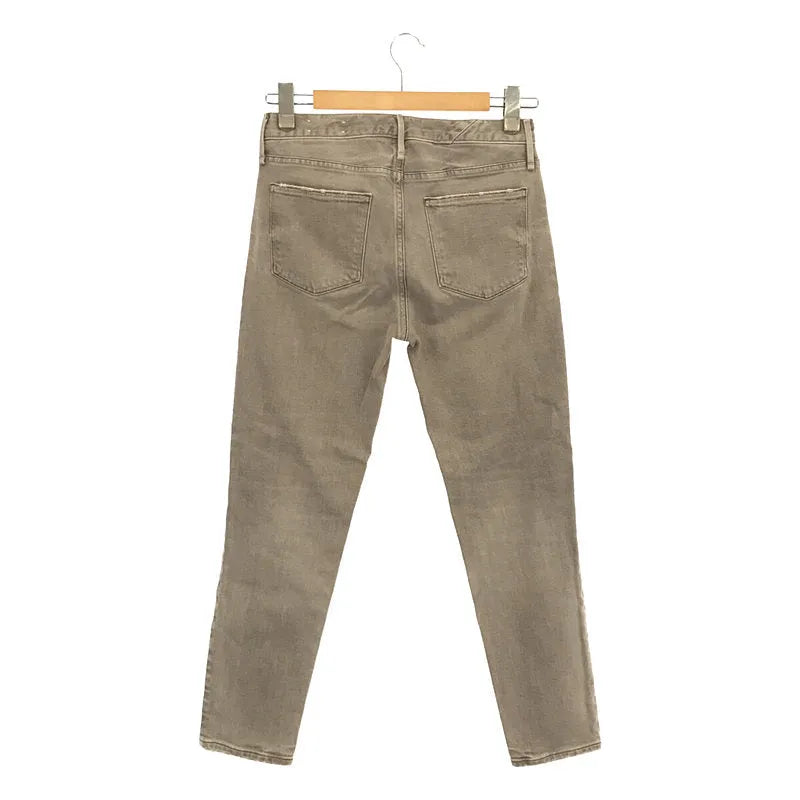 UPPER HIGHTS / アッパーハイツ | 2020AW | 13G219 THE STELLA GIRL FRIEND ダメージ加工 ストレッチ スキニー デニム パンツ | 25 | グレー | レディース