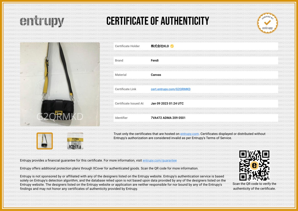 【미품】 FENDI / 펜디 | 2021SS | Baguette 3way FF ​​플랩 백 바게트 숄더백 | 블랙/옐로우 | 여성