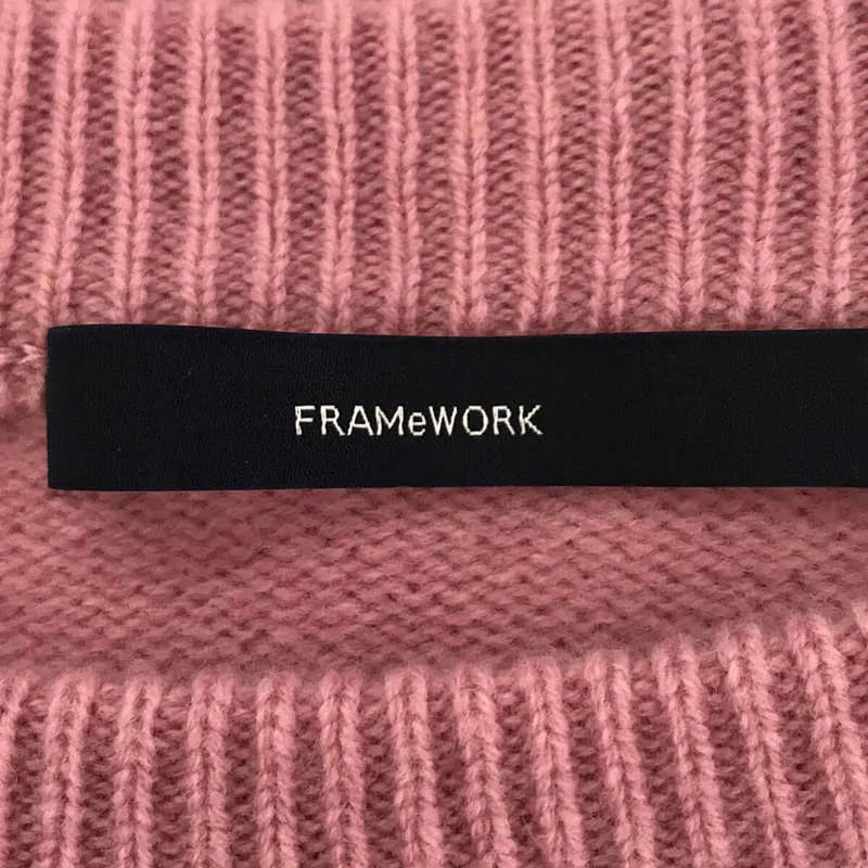 Framework / フレームワーク | 2022AW | ラグランスリーブワイドプルオーバー ニット | フリー | ピンク | レディース