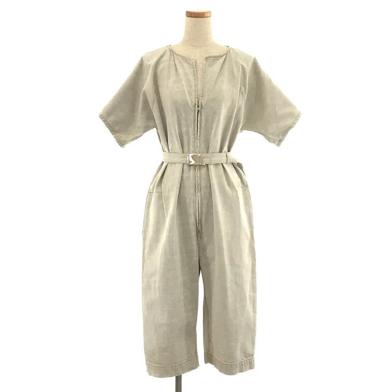 Rachel Comey / レイチェルコーミー | コットン キーネック デニム オールインワン | 2 | グレー | レディース