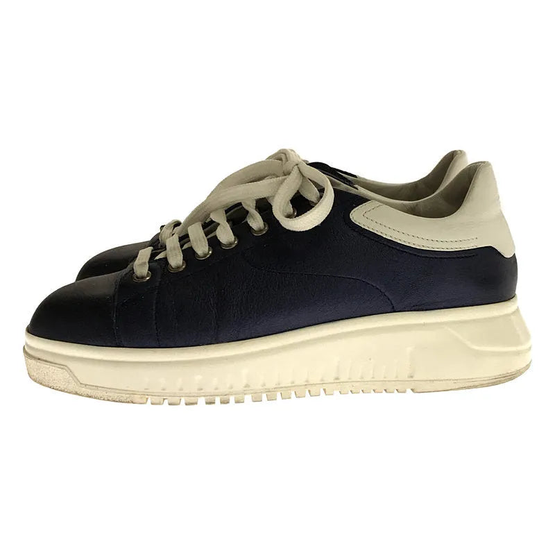 安普里奧阿瑪尼 |低筒厚底運動鞋 |尺寸 36 |海軍 |女性的