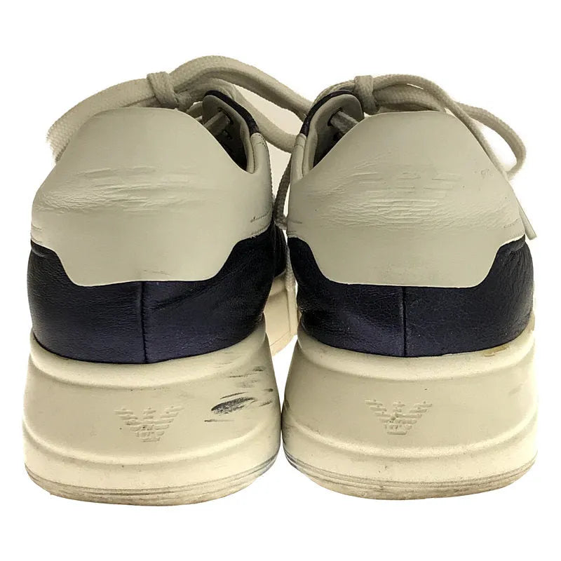 安普里奧阿瑪尼 |低筒厚底運動鞋 |尺寸 36 |海軍 |女性的