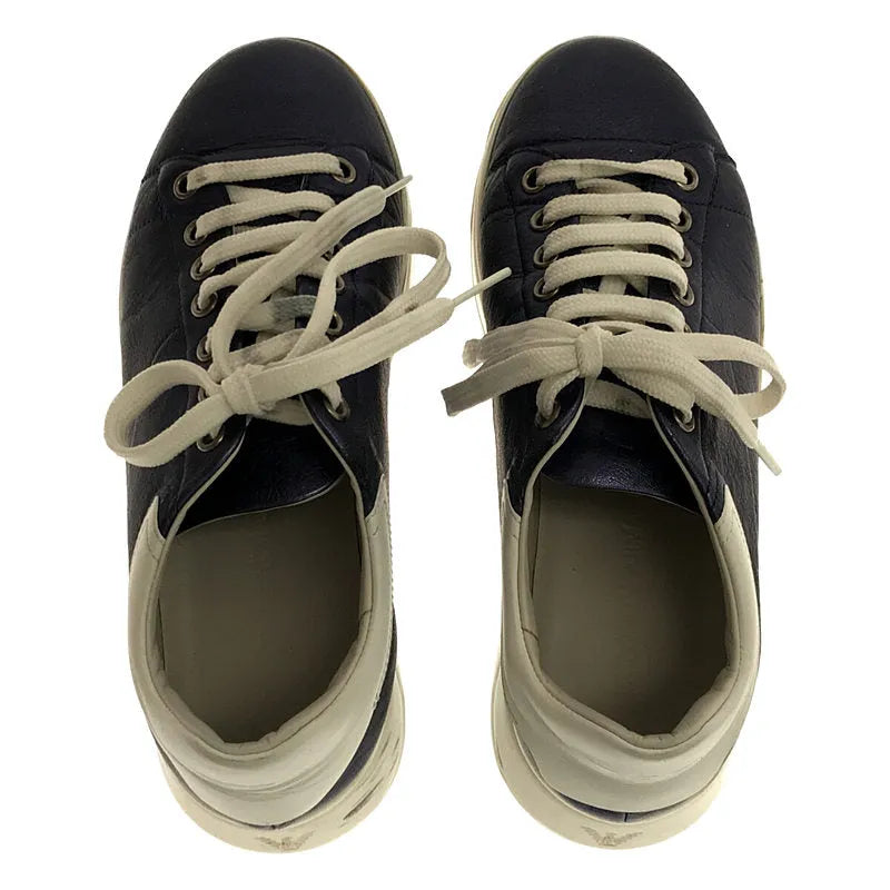 安普里奧阿瑪尼 |低筒厚底運動鞋 |尺寸 36 |海軍 |女性的