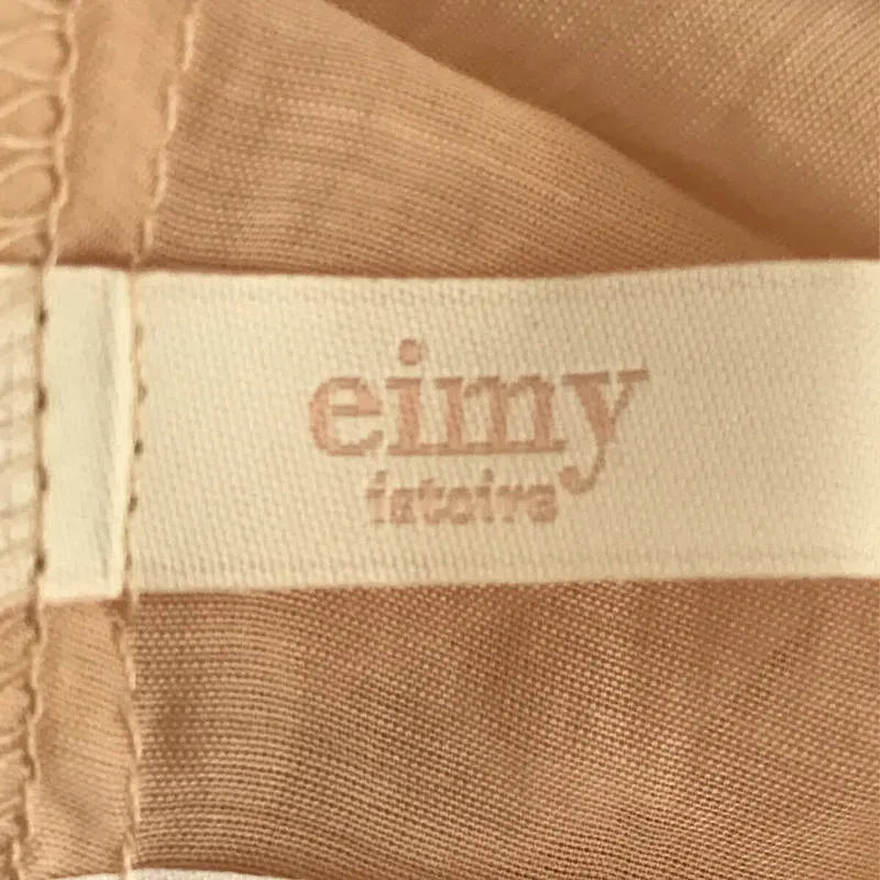 【美品】  eimy istoire / エイミーイストワール | 2021SS | ロング シアーフレアラインシャツワンピース キャミソールペチコート付き | F | ピンク | レディース