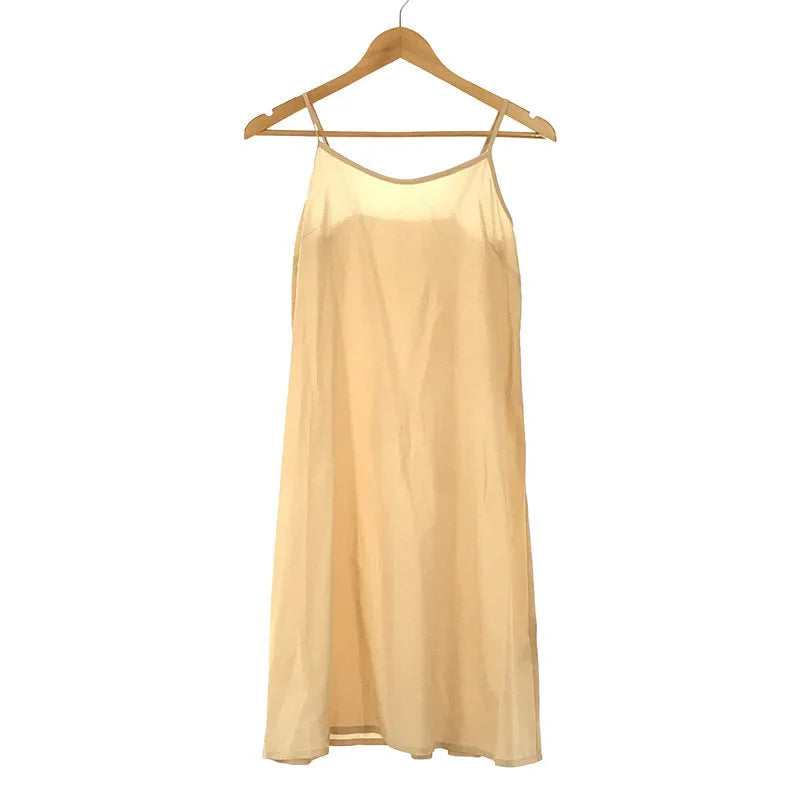 【美品】  eimy istoire / エイミーイストワール | 2021SS | ロング シアーフレアラインシャツワンピース キャミソールペチコート付き | F | ピンク | レディース