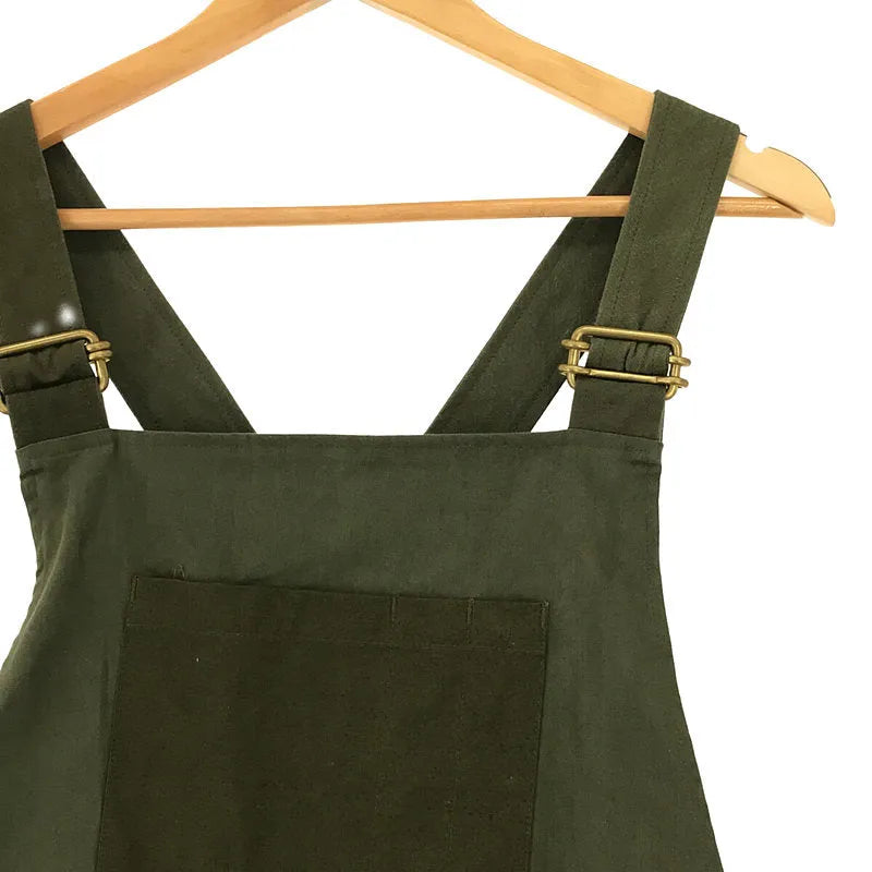 【美品】  NEAT / ニート | テントクロス オーバーオール | L | オリーブ | メンズ