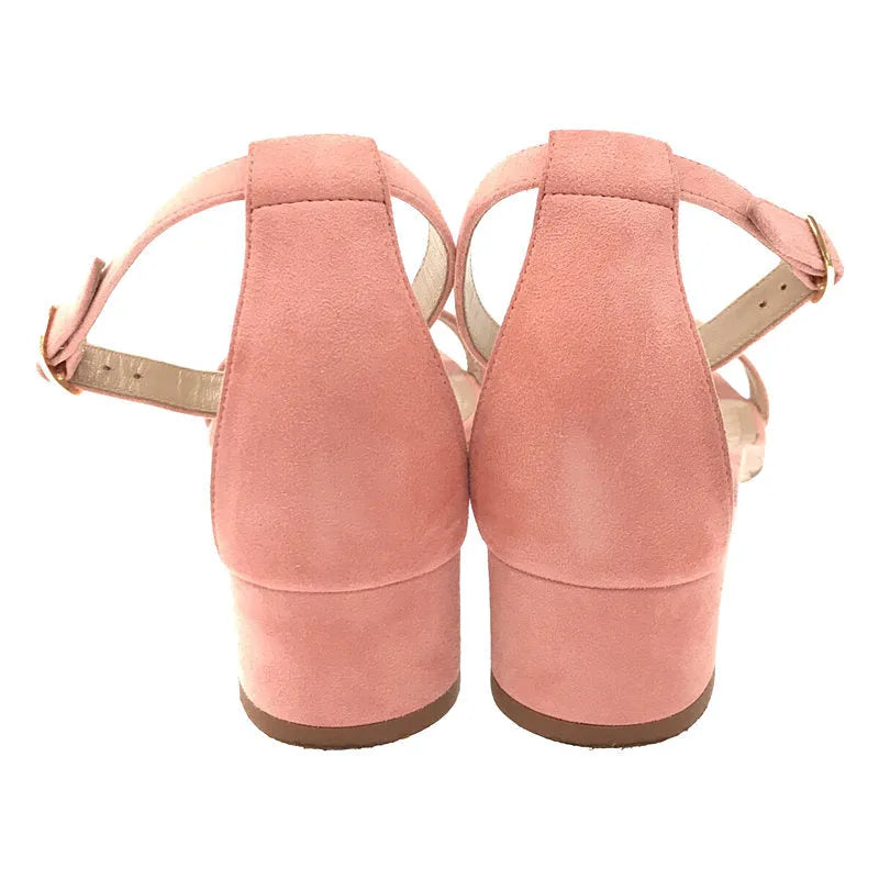 【美品】  MANOLO BLAHNIK / マノロブラニク | × Drawer別注 CHAFLAHI サンダル | 38 | ピンク | レディース