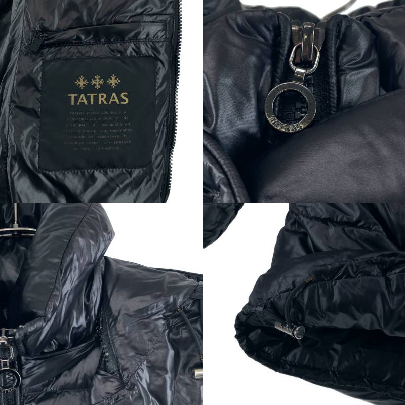 TATRAS / タトラス | ドローストリング ロゴジップ ダウンコート / フード着脱可 | 1 |
