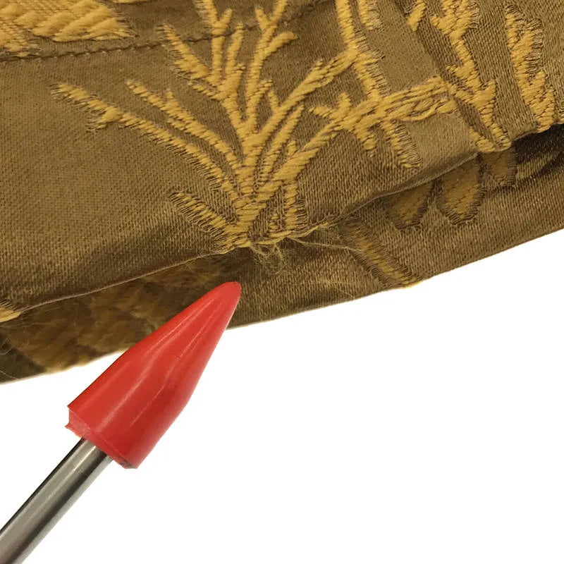 【美品】  エリコカトリ / ERiKOKATORi | 2021AW | flower jaquard pin tuck pants フラワー ジャガード タック パンツ | 36 | MUSTARD | レディース