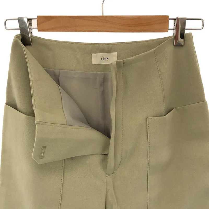 【미품】 IENA / 예나 | 2020SS | 패치 포켓 와이드 팬츠 | 36 | 그린 | 여성