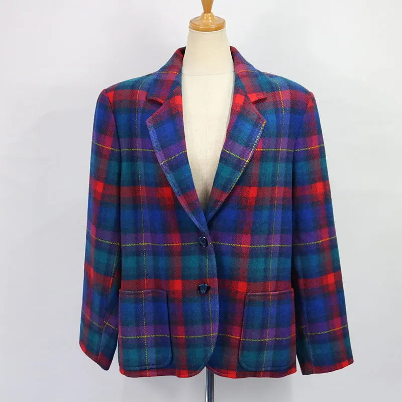 PENDLETON / ペンドルトン | 70s | USA製 ウールチェックテーラードジャケット | M |