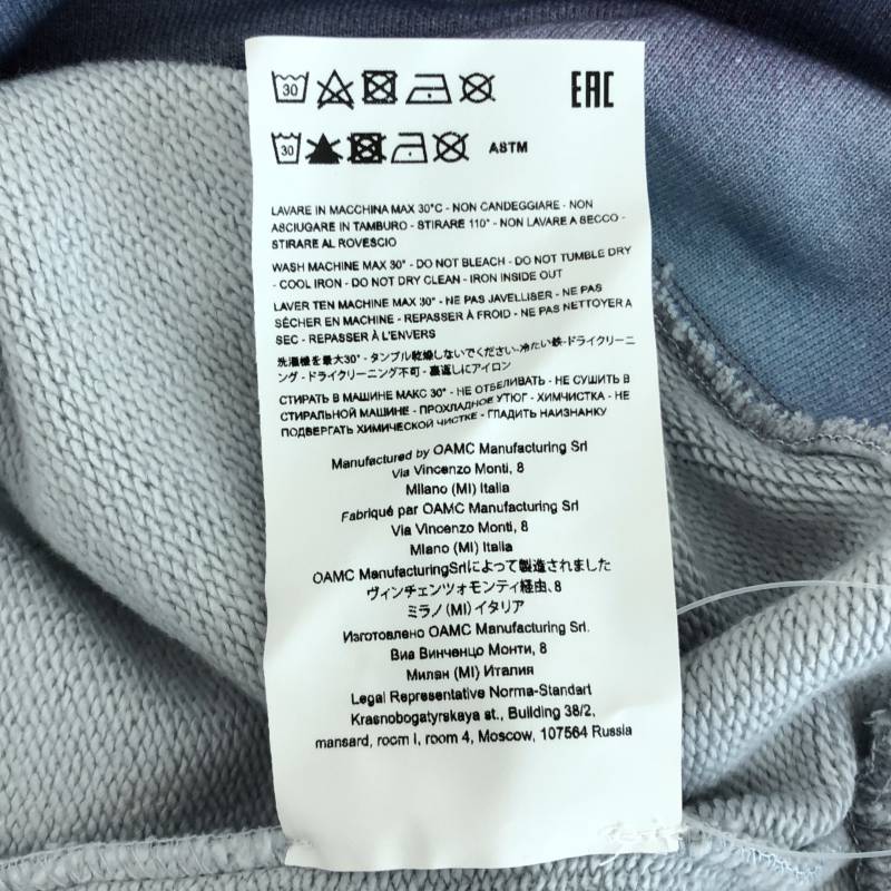 OAMC / オーエーエムシー | グラデーションプリント クルーネックスウェット | L |