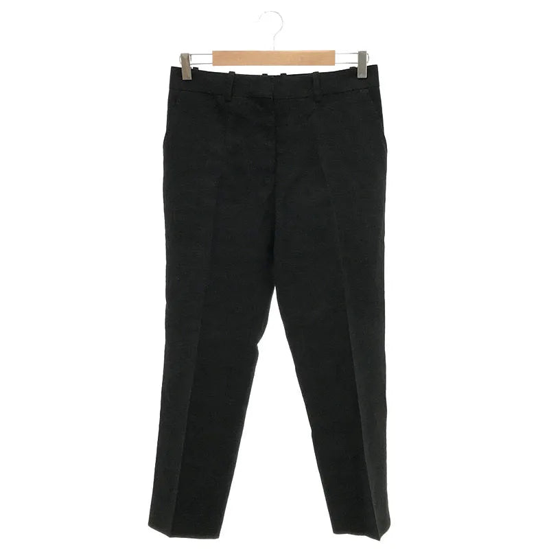 R&D.M.Co / オールドマンズテーラー | リネン テーラードパンツ | S | ブラック | レディース