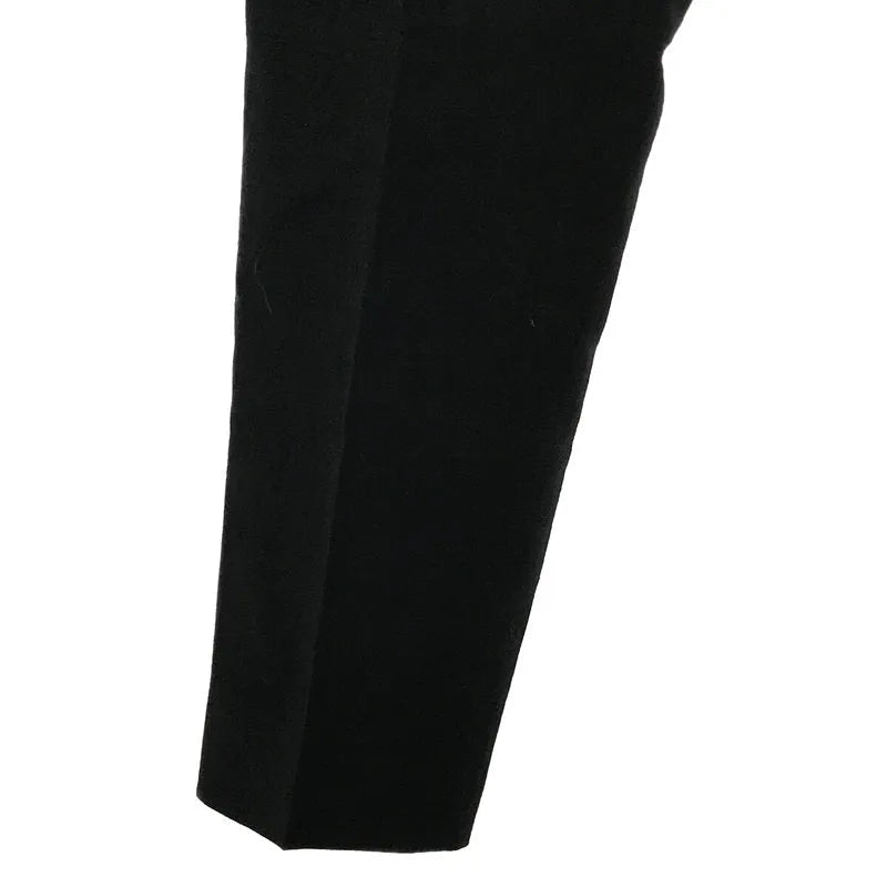 R&D.M.Co / オールドマンズテーラー | リネン テーラードパンツ | S | ブラック | レディース