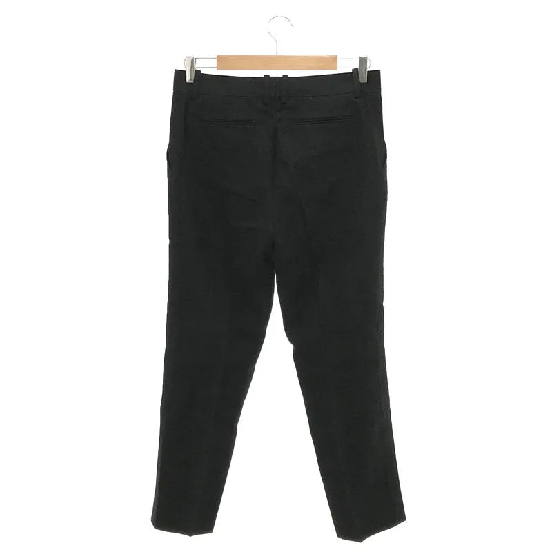 R&D.M.Co / オールドマンズテーラー | リネン テーラードパンツ | S | ブラック | レディース