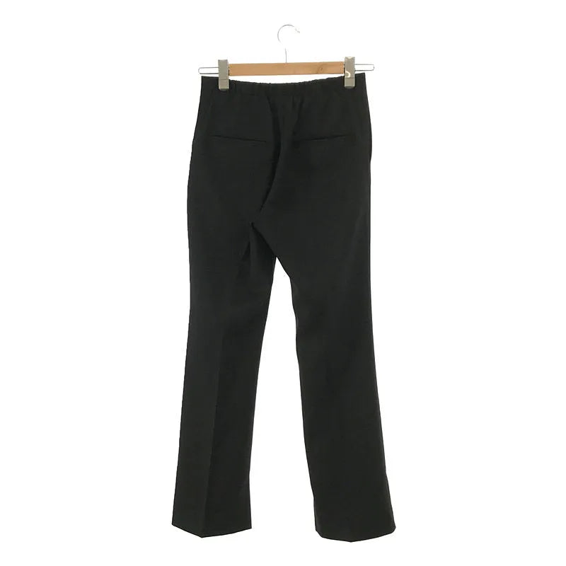 【미품】 Plage / 플라주 | 2021AW | 소모 울사이드 슬릿 센터 프레스 팬츠 | 36 | 블랙 | 여성