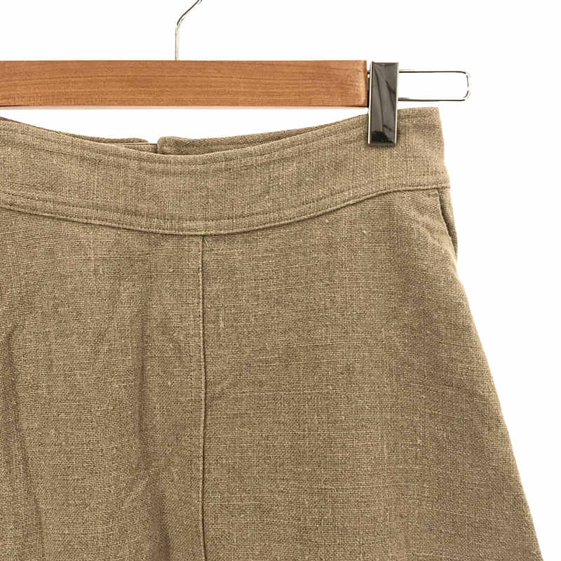 Shinzone | Linen Flare Skirt | 34 | Ecru | Women's