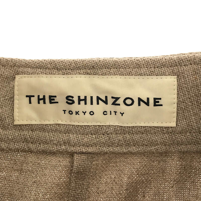 Shinzone | Linen Flare Skirt | 34 | Ecru | Women's