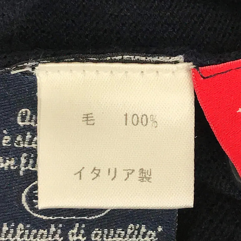 ALTEA / 알테아 | 이탈리아 SLIM FIT 슬림 핏 울 하이 게이지 V 넥 가디건 | XS | 네이비 | 남성