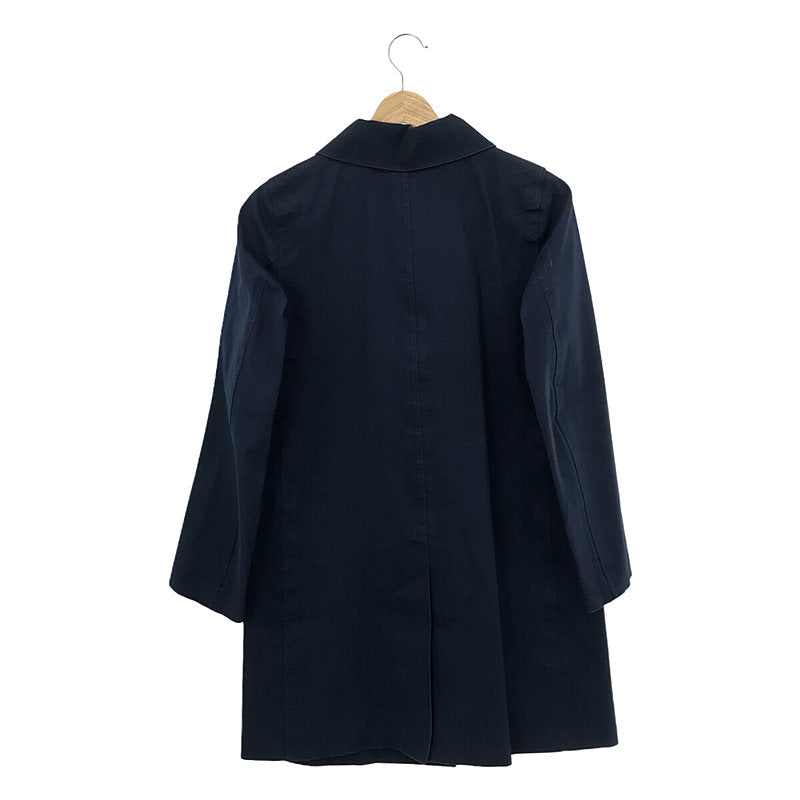MACKINTOSH / マッキントッシュ | コットン ボンディング ステンカラーコート | 32 | ネイビー | レディース