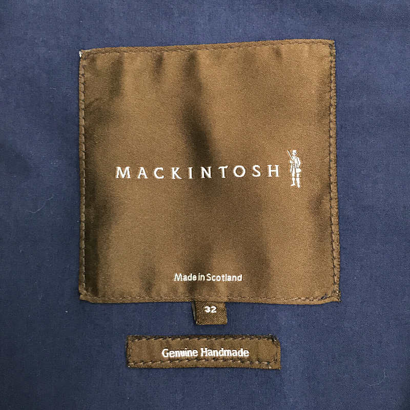 MACKINTOSH / マッキントッシュ | コットン ボンディング ステンカラーコート | 32 | ネイビー | レディース