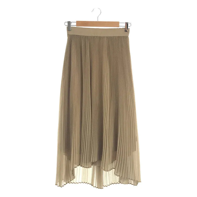 【美品】  styling/ kei shirahata / スタイリング/ケイシラハタ | 2023SS | オーガン ザ プリーツ スカート | 0 | モカ | レディース