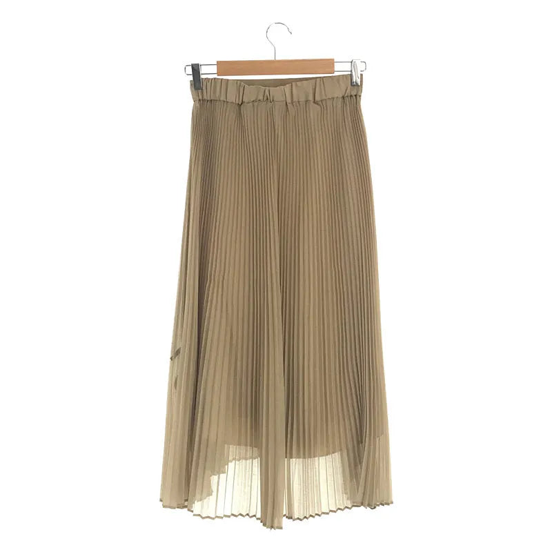 【美品】  styling/ kei shirahata / スタイリング/ケイシラハタ | 2023SS | オーガン ザ プリーツ スカート | 0 | モカ | レディース