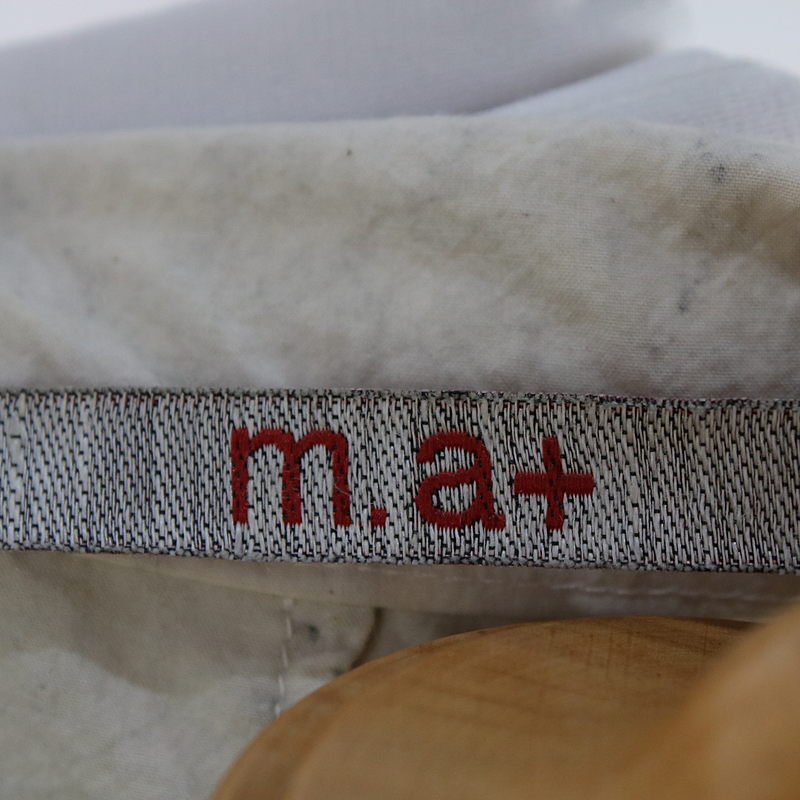 [New] m.a+ / M.A.Cross | 2021AW | LIFT custom-made long shirt | Light gray | Women's