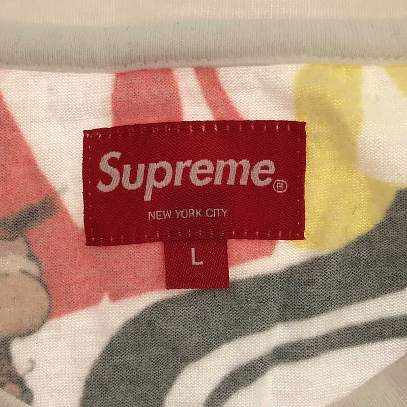 [Good Condition] SUPREME | 2022FW | Elephant S/S Top | Elephant All-Over Print T-Shirt | L | Multicolor | Men's