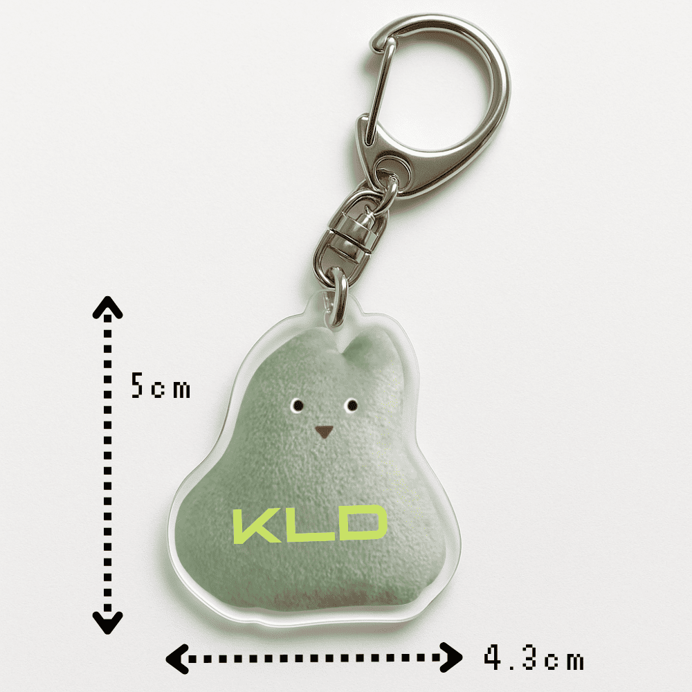 Gungun Reuse-kun 壓克力鑰匙圈（三角嘴）