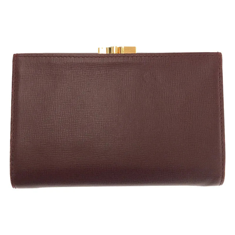 美品】 Cartier / カルティエ | マストライン 三つ折り がま口 レザー