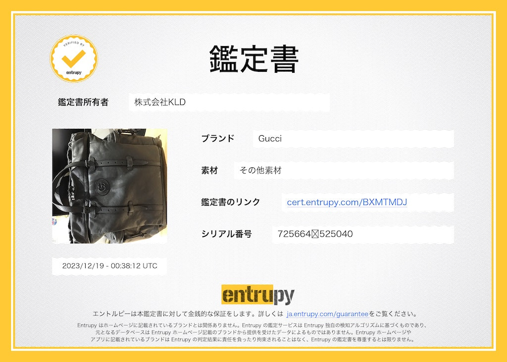 [新品] GUCCI | 725664 / 抽繩皮革手提包 / GG 襯裡，全身標誌 |灰色 |女性的