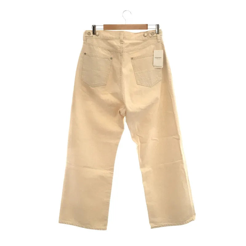 【新品】  journal standard luxe / ジャーナルスタンダードラックス | 2022SS | 12OZデニム タック5PK パンツ | M | ナチュラル | レディース