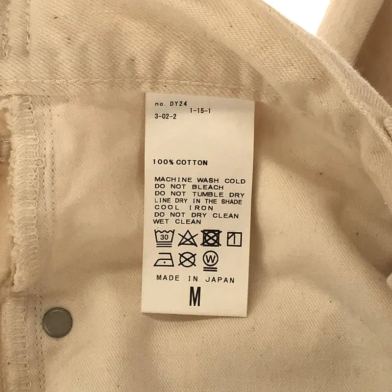 [新] 雜誌標準豪華版 / 雜誌標準豪華版 | 2022春夏 | 12OZ 牛仔布塞入 5PK 褲子 | M |自然 |女性的