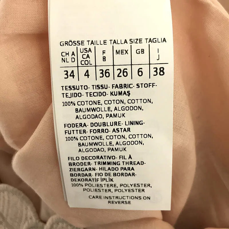 【新品】  MAX MARA STUDIO / マックスマーラ ステュディオ | レース 刺繍 ノーカラー ロング コート | 38 | ピンク | レディース