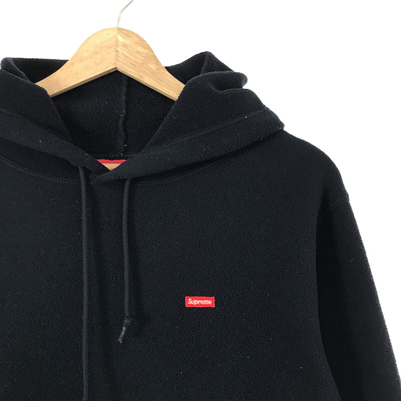 SUPREME | Small Box Logo Fleece Hoodie | Navy | Women's