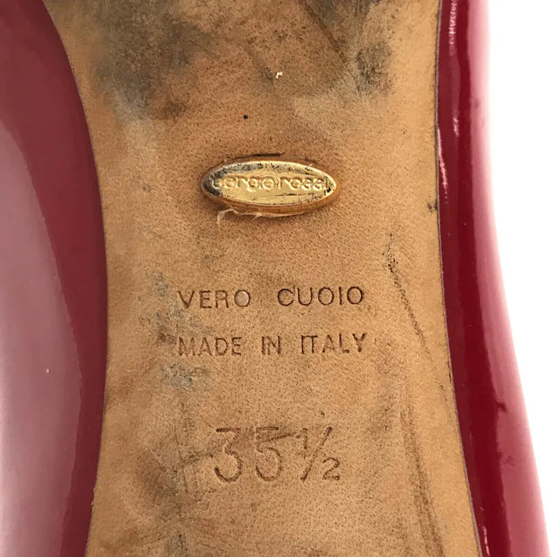 [狀況良好] 羅西羅西 |漆皮尖頭高跟鞋 | 35 1/2 |紅色 |女性的