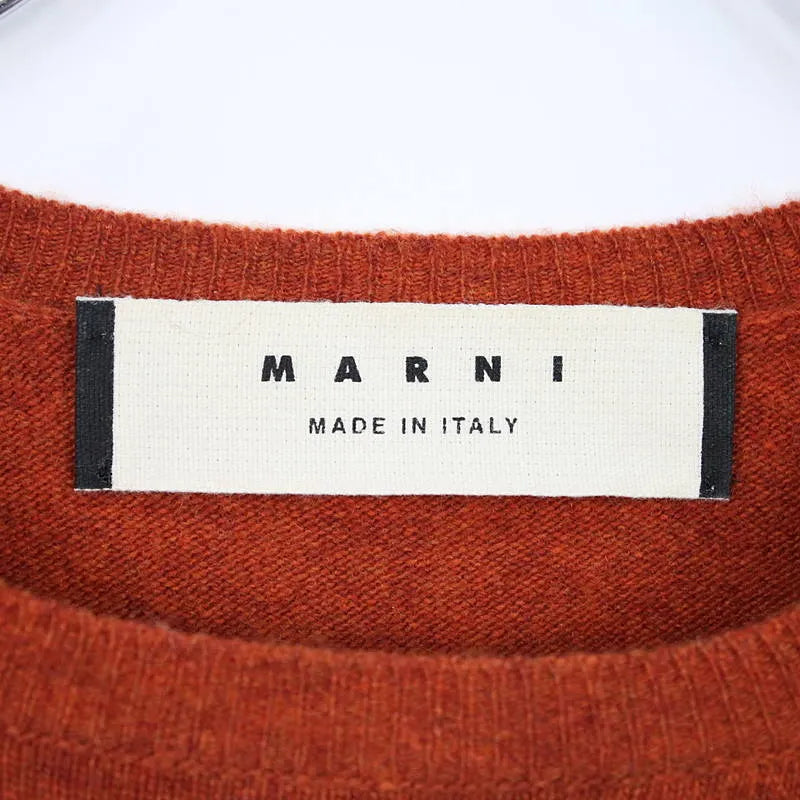 MARNI |羊絨混紡圓領針織衫 | 38 |淺棕色 |女性的