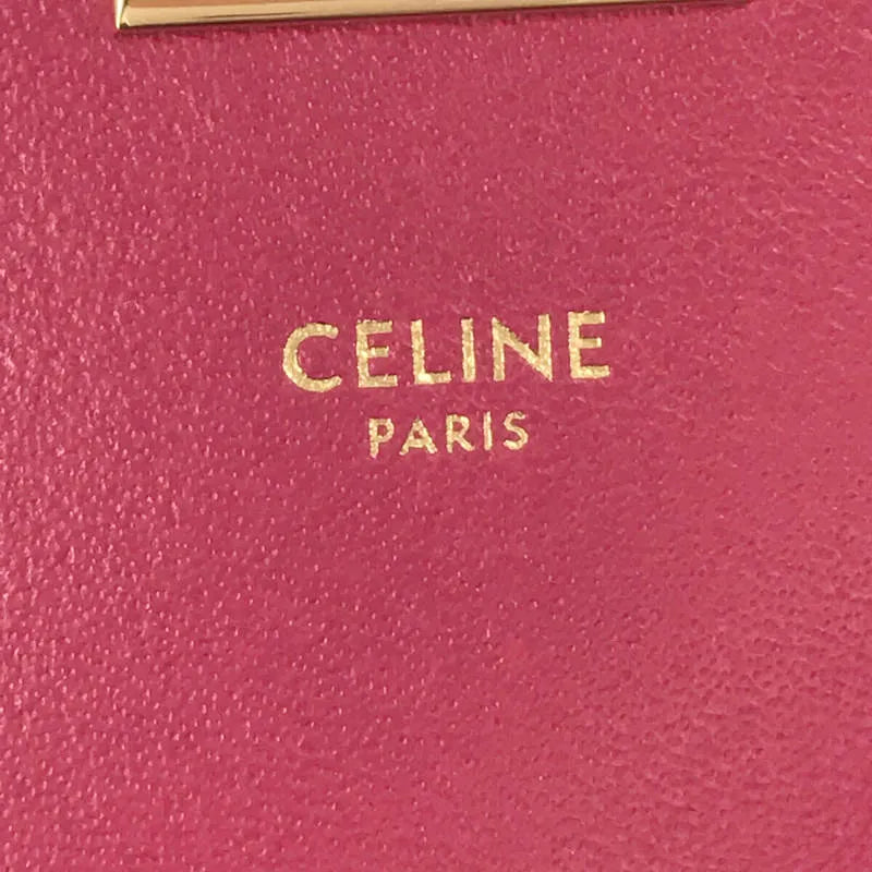 【新品】  CELINE / セリーヌ | 2020 | スモール C キルテッド カーフスキン ショルダーバッグ 袋付き | - | ピンク | レディース