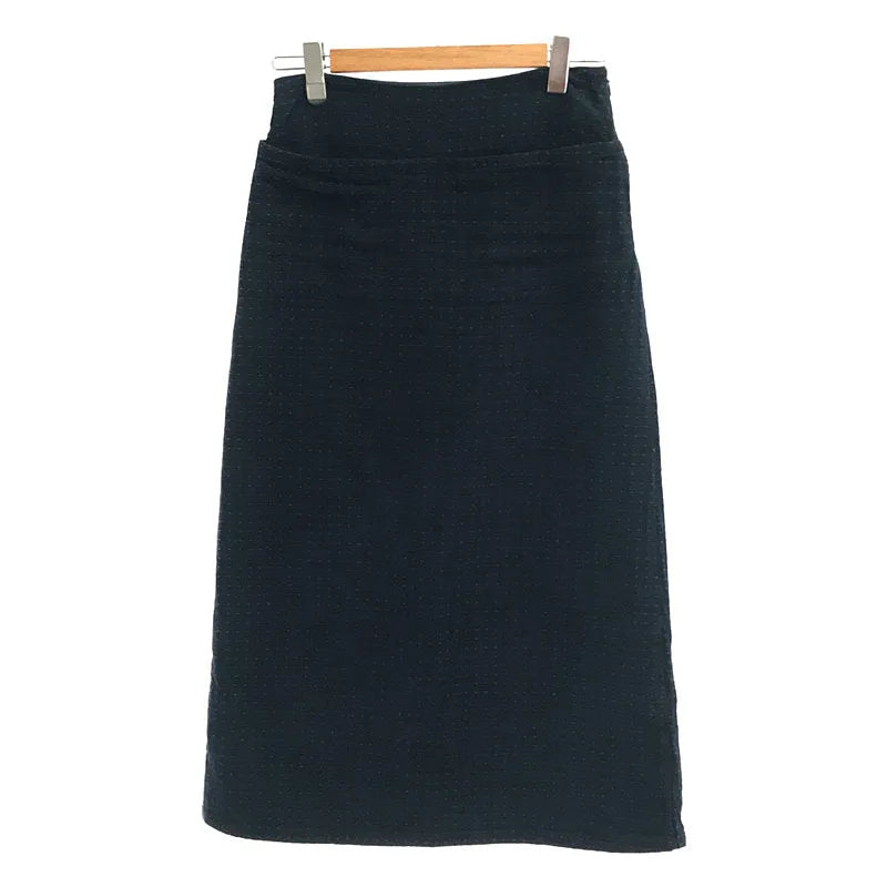 Pal'las Palace / パラスパレス | インディゴ 刺し子 刺繍 ロングスカート | M | インディゴ | レディース