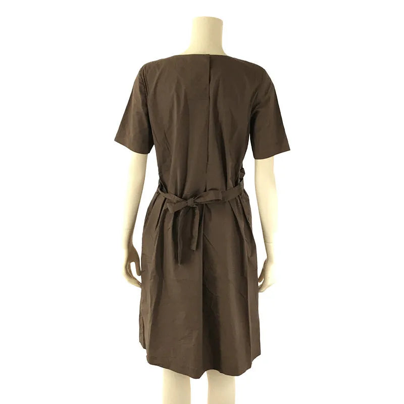 KNOTT / 매듭 | 노 컬러 셔츠 원피스 벨트 포함 | 1 | 브라운 | 여성