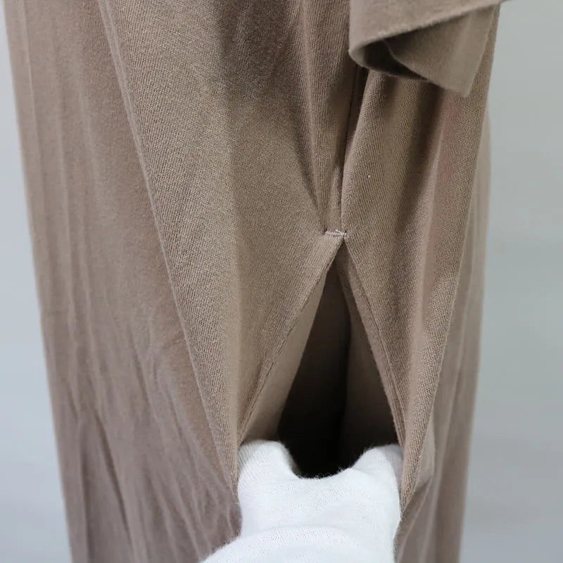 美國風格 |盒子標誌剪裁和縫製連身裙 |米色 |女性的