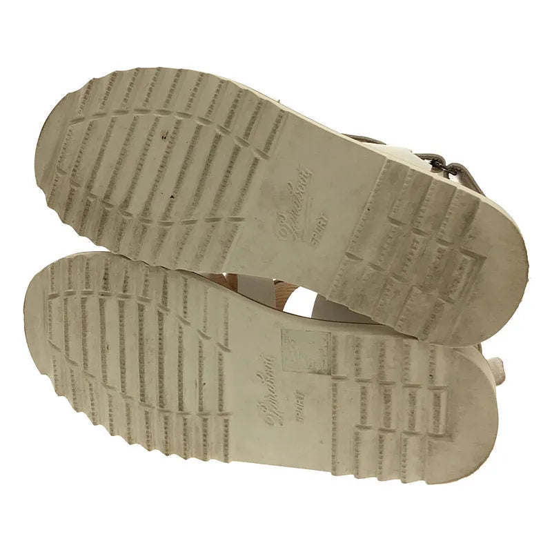 [狀況良好] Paraboot | TIARE 運動 |編織皮革涼鞋 |尺寸 36 |白色 |女性的