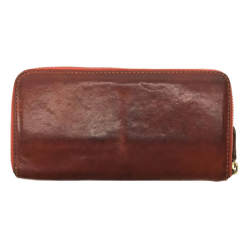 Felisi / フェリージ | レザー ラウンドファスナー ジップ ウォレット 長財布 | ブラウン | レディース