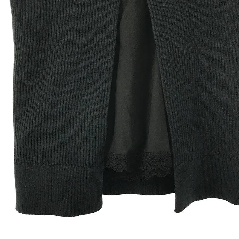 薩卡伊 | 2016 |後開衩羅紋針織，內襯 | 2 |黑色 |女性的