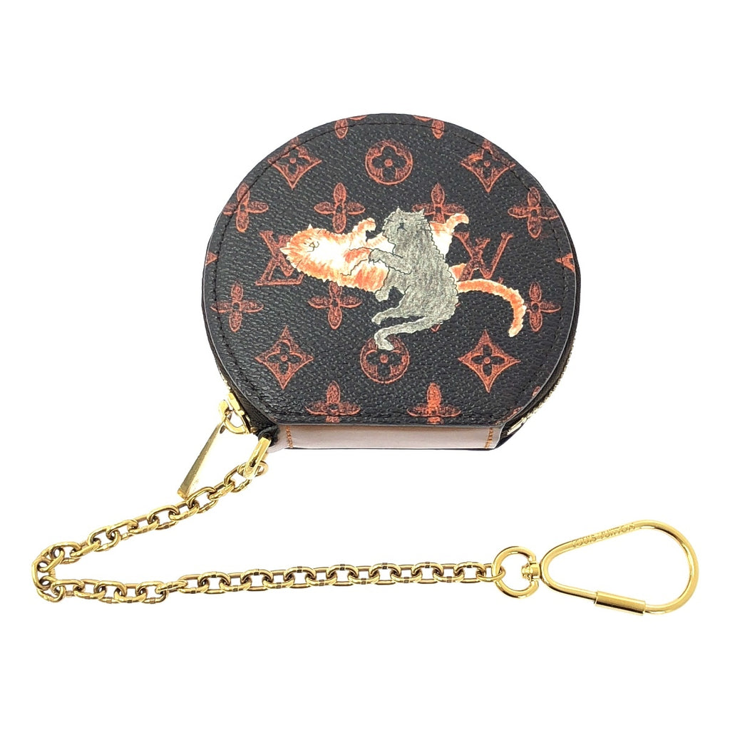 【미품】 Louis Vuitton / 루이비통 | M63886 / 마이크로 보왓 샤포 가죽 코인 케이스 파우치 | 브라운 | 여성