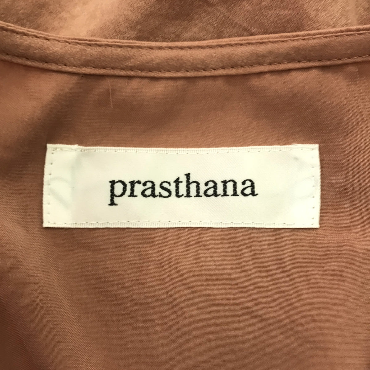 【新品】  prasthana / プラスターナ | long sleeper シャツ | M | ピンクベージュ | メンズ