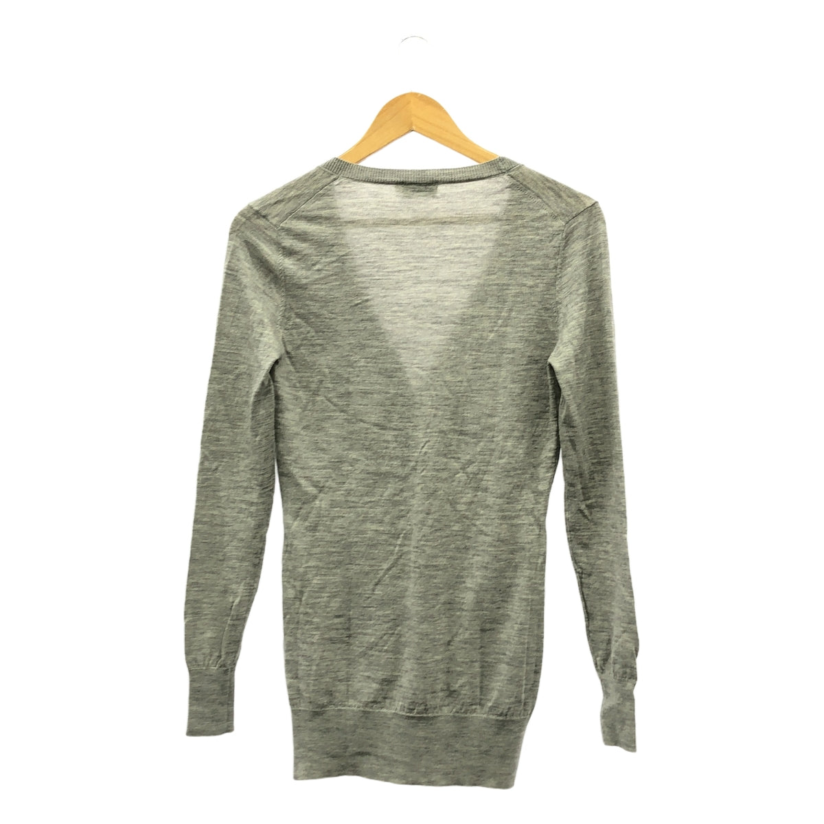 MONCLER / モンクレール | MAGLIONE TRICOT CARDIGAN ウール カーディガン | S | グレー | レディース