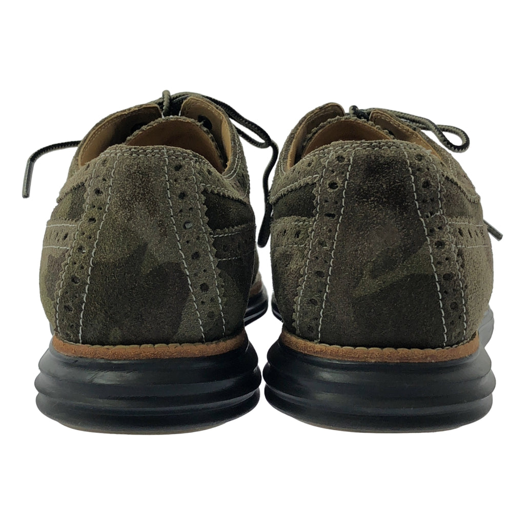 COLE HAAN / コールハーン | スエード レザー ウィングチップ ドレスシューズ 革靴 | 9 1/2 | カーキ系 | メンズ